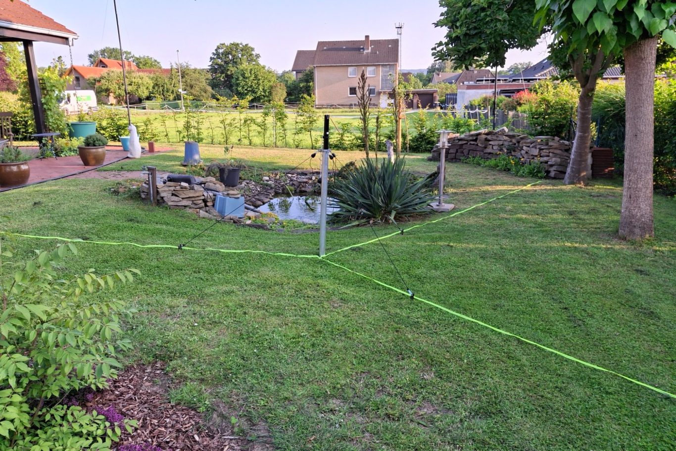 RADIAL-SET für Kurzwelle, Lambda/4 in leuchtenden Farben, 80-10m